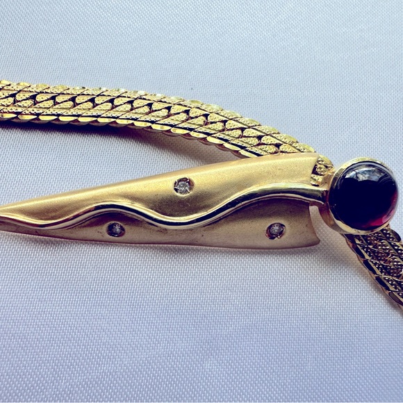 14k Gold Pendant with Ruby Gem. - Picture 2 of 3